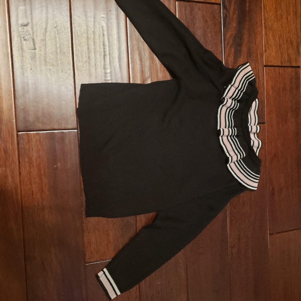 Black White & Pink Girls Limited Too Sweater